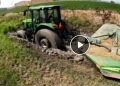 AWE RUTS!!! ROTATOR VS DEERE WITH A BAT-WING!!!