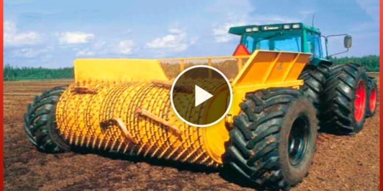 Incredibly designed modern farm machinery